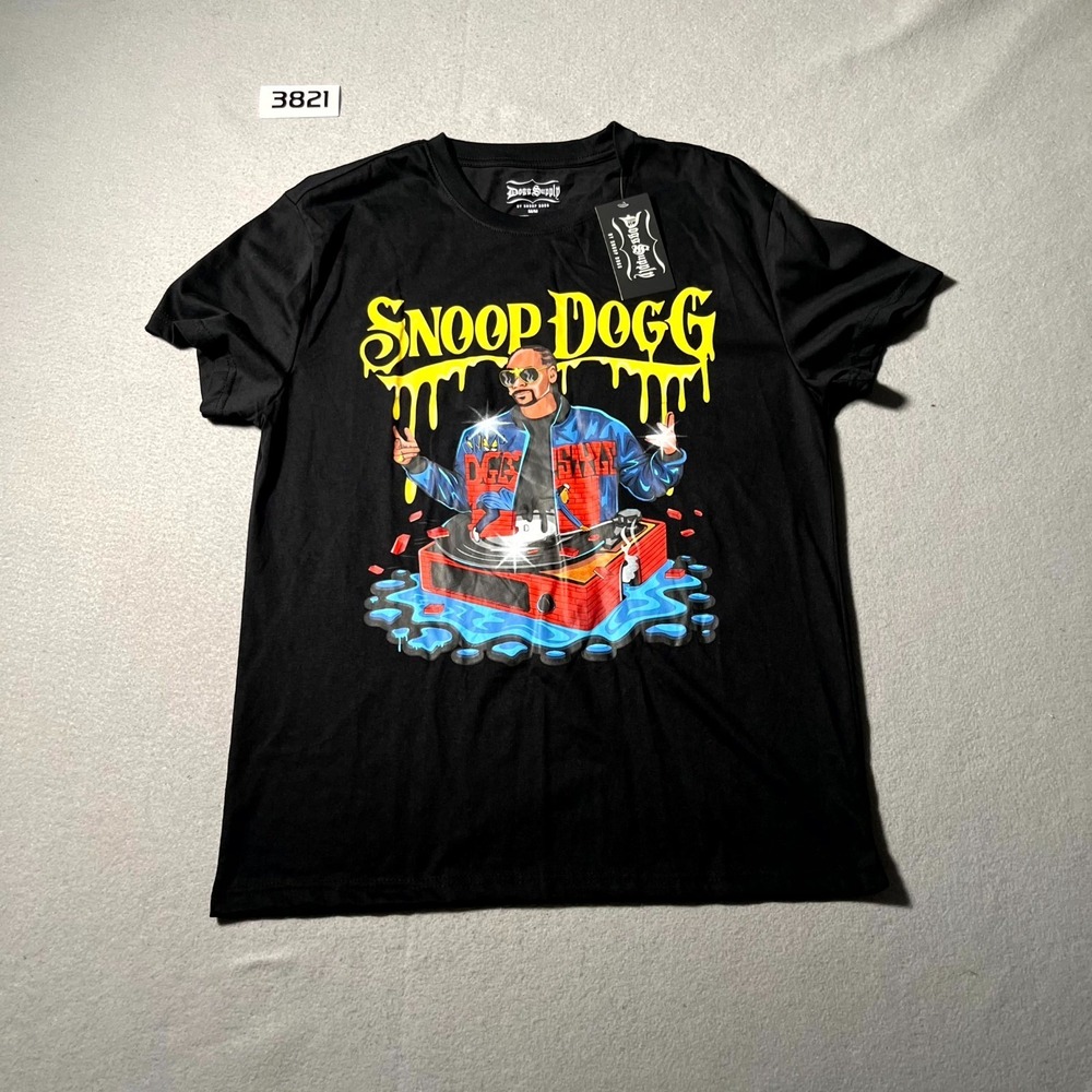 Dogg Supply T Shirt Mens‎ Medium Black Snoop Dogg Graphic Short Sleeve Cotton